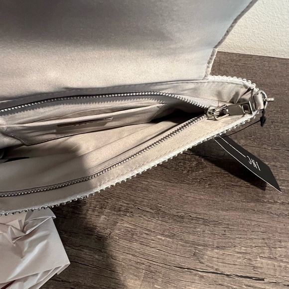INC International Concepts Silver Rhinestone Clutch - Picture 4 of 4